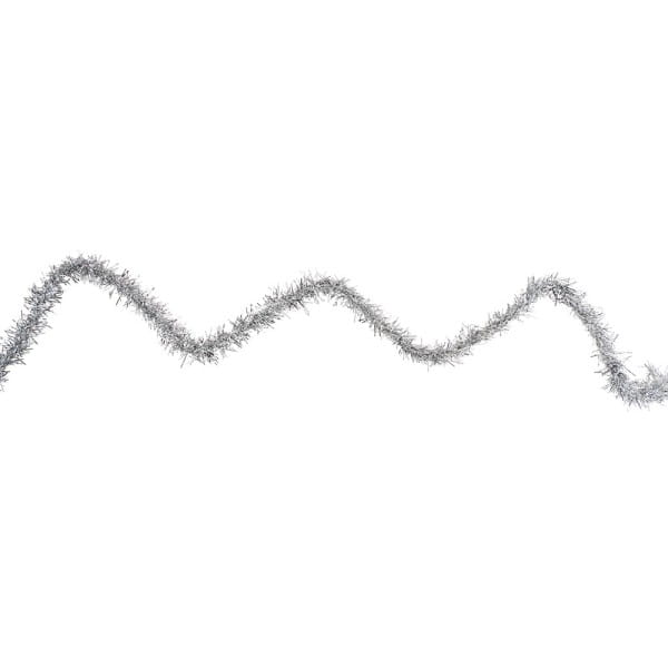 Lamettaband mit Draht, 3m lang, silber-metallic