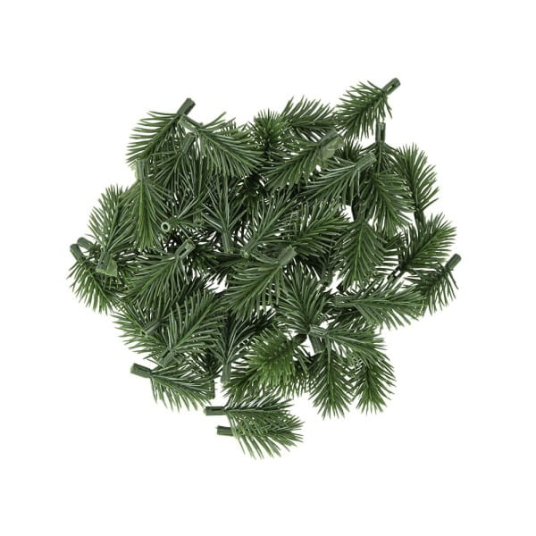 Deko-Tannenzweige, 4cm lang, grün, 60 Stück | Tannenzweige | Zweige | Floristik | Deko- & Geschenkartikel