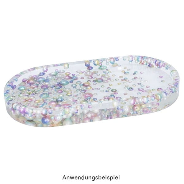 Perlmutt-Perlen mit Farbverlauf, 6 Farbverläufe in 4 Größen, 160g/1890 Perlen