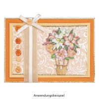 3-D Relief-Sticker, Blumen-Ballons, verschiedene Größen, selbstklebend