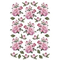 Color Bügeltransfers, DIN A4, Blumen 21