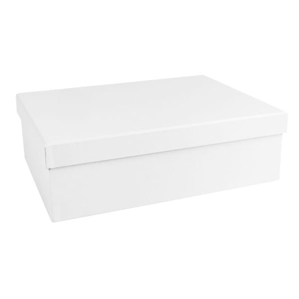 Geschenkboxen, rechteckig, verschiedene Größen, weiß, Rohlinge zum Weiterverzieren, 10 Stück