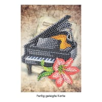 Diamond-Painting-Grußkarte, Flügel, 11,5cm x 16,5cm, inkl. Zubehör