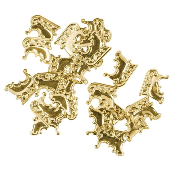 Messing Ornamente, Schlitten, 20 Stück