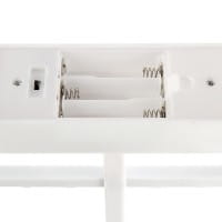 LED-Dekoleuchter, Tanne, 40cm hoch, 21 LED-Lichter in Warmweiß, Timer