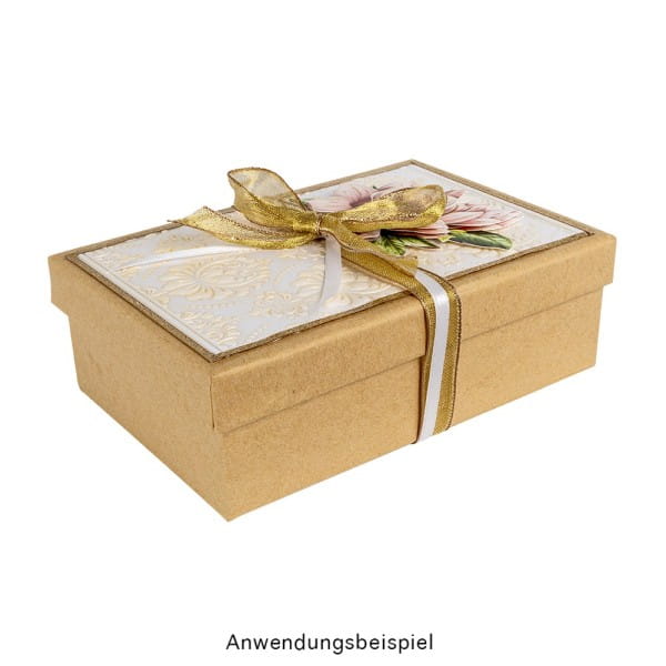 Kraftpapier-Geschenkboxen, rechteckig, verschiedene Größen, Rohlinge zum Weiterverzieren, 10 Stück