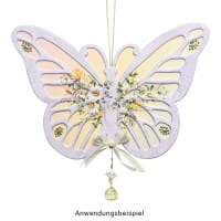Stanzbogen, Fensterschmuck Schmetterlinge, DIN A4, 800g/m², 5 Designs, 5 Bogen