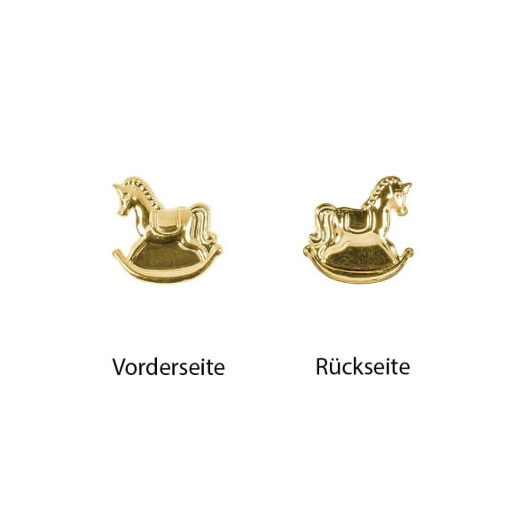 Messing Ornamente, Schaukelpferd, 20 Stück