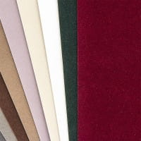 Effekt-Karton, Samt, DIN A4, 200 g/m², verschiedene Farben, 10 Bogen