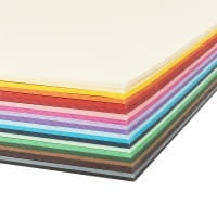 Tonkarton, DIN A4, 220g/m², 20 verschiedene Farben, 100 Bogen