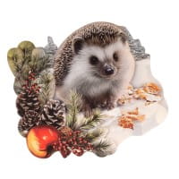 3-D Motive, Tiere im Winter, 7,5-10cm, 10 Motive