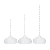 LED-Stab-Podeste, 3 Höhen, Ø7,7cm, 14-26 LEDs, warmweiß, inkl. Timer