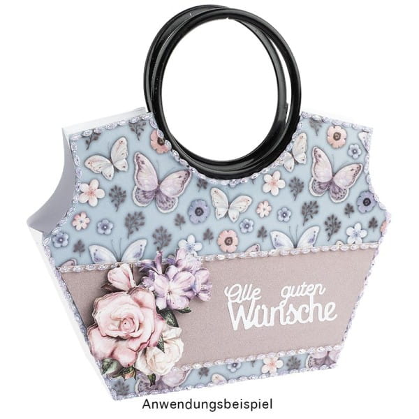 Motiv-Transparentpapiere Deluxe, DIN A4, 150g/m², verschiedene Designs, geprägt, 10 Bogen
