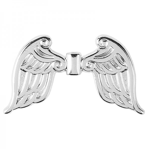 Engelsflügel, Design 4, 2,3cm, silber, 20 Stück