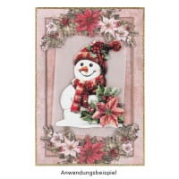 Motiv-Grußkarten, Christrosen-Rahmen, 11,5cm x 16,5cm, 5 Farben, inkl. Umschläge, 10 Stück
