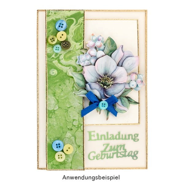 Pouring Mix, 2 in 1, Pouring Medium & Acrylfarbe, pastellgrün, 180ml