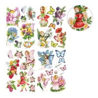Diamond-Painting-Sticker, Elfen, DIN A4, 4 Bogen