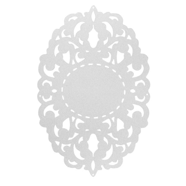 Präge-& Stanzschablone, Zierdeckchen 1, 13,9cm x 9,1cm