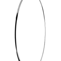 Metallringe, 3mm stark, Ø 20cm, silber, 3 Stück