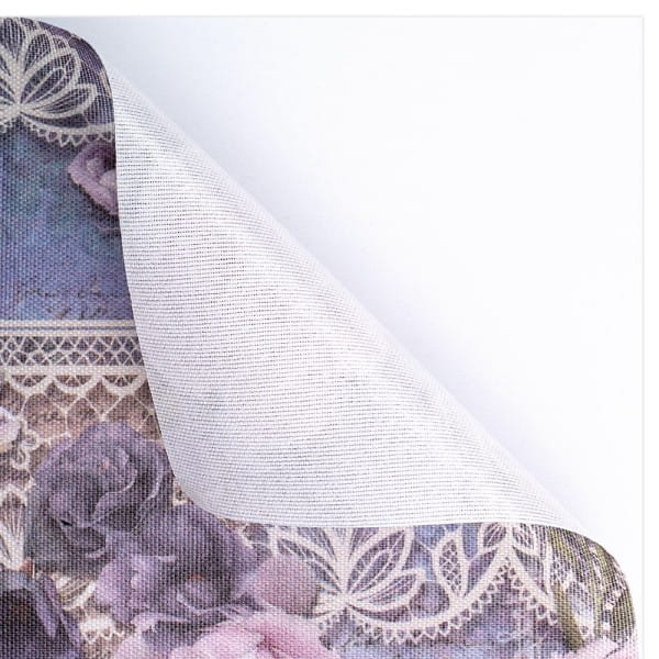 Selbstklebende Stoffe, Blumen 1, DIN A4, verschiedene Designs, 10 Stück