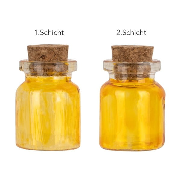 Premium-Glasfarbe, transparent, goldgelb, 90ml