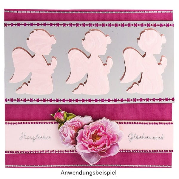 Jumbo-Stanzer, Betender Engel, 6,2cm x 6,3cm