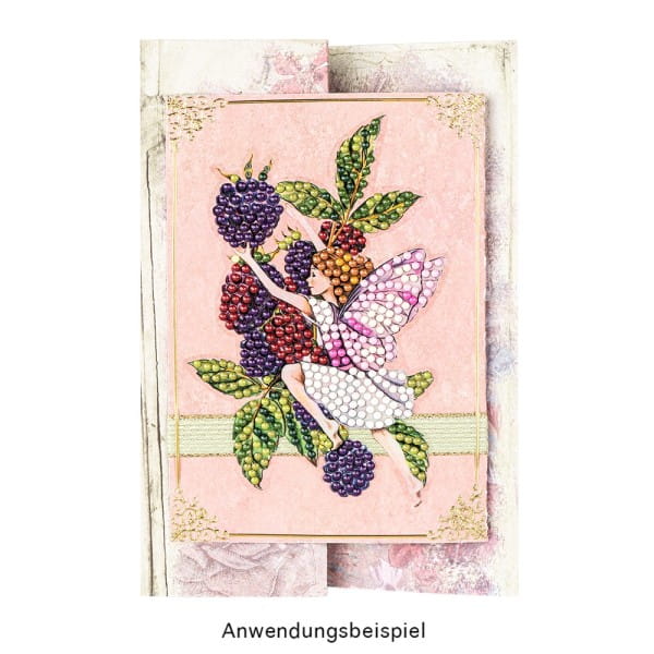 Diamond-Painting-Sticker, Elfen, DIN A4, 4 Bogen