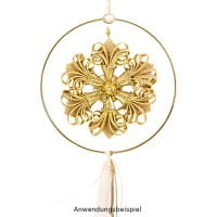 Metallringe, 3mm stark, Ø 20cm, gold, 3 Stück