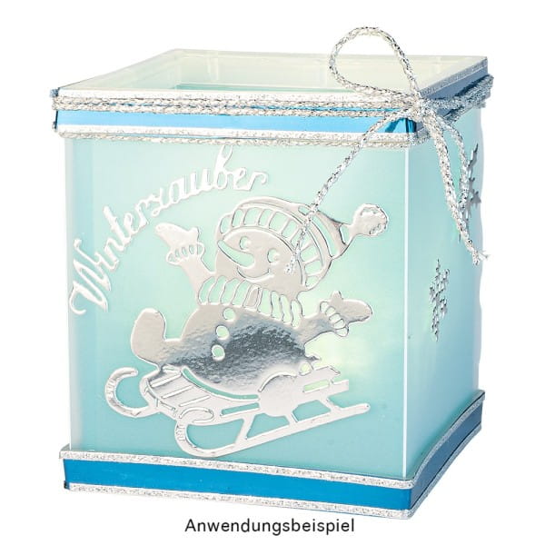 Stanzschablonen, Schneemänner, 5 Stück