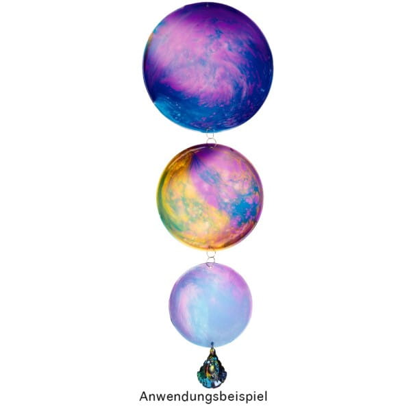 Transparent-Pouring-Mix, 3 in 1, Medium, Acrylfarbe & Silikonöl, violett, 180 ml