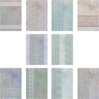 Motiv-Grußkarten, Spitze, B6, 230 g/m², verschiedene Designs, inkl. Umschläge, 10 Stück