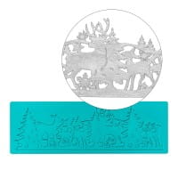 Silikon-Dekormatte, Design 55, 30cm x 10cm x 0,2cm