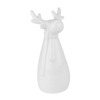 Deko-Figuren, Elche 2, 2 Designs & Größen, weiß, 2 Stück