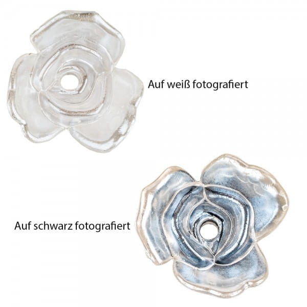 Perlmutt-Rosen, Ø2,5cm, 10 Stück, perlmutt