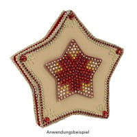 Diamond-Painting-Lineal, Stern 4, Motivgröße: 8,6cm x 8,2cm