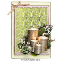 3-D Motive, Adventskerzen, 7,5-9,5cm, 10 Motive