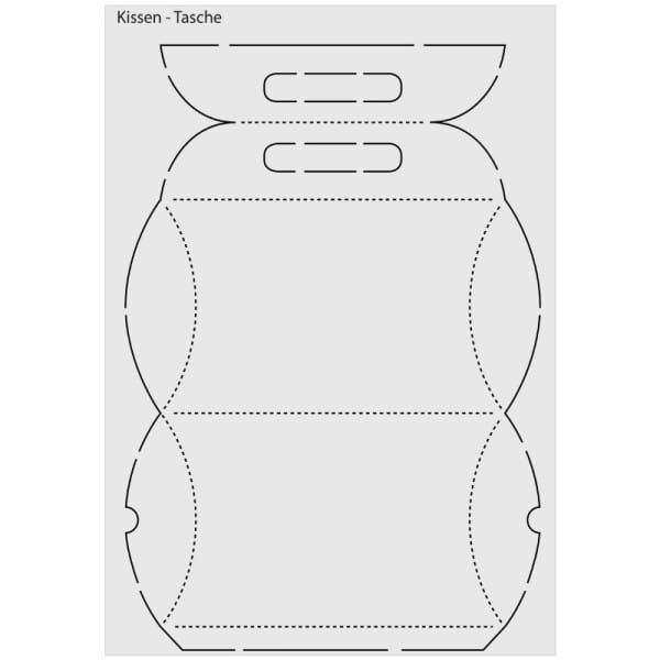 Design-Schablone "Kissen-Tasche", DIN A3