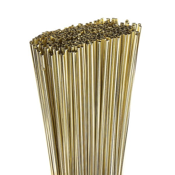 Folienhalme, Ø 2mm, 30cm lang, 40g, hellgold