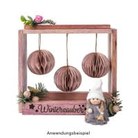 Winter-Püppchen, Madita, 7,7cm hoch, 4 Stück