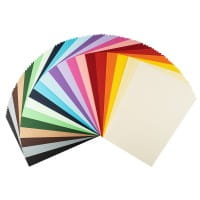 Tonkarton, DIN A4, 220g/m², 20 verschiedene Farben, 100 Bogen