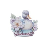 3-D Relief-Sticker, Viel Glück & Wünsche 1, verschiedene Größen, selbstklebend
