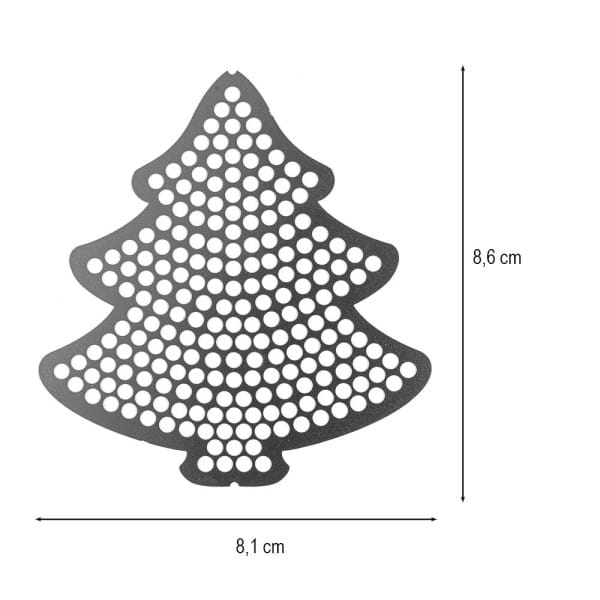 Diamond-Painting-Lineal, Tannenbaum 1, Motivgröße: 8,1cm x 8,6cm