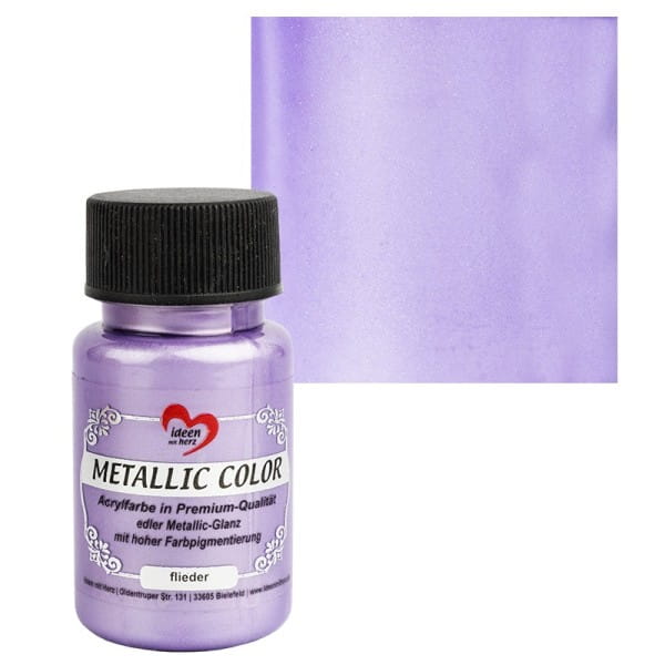Metallic Color, flieder, 50ml
