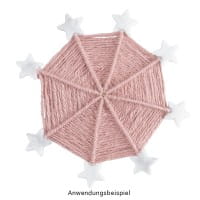 Jutekordeln, Ø 2 mm, verschiedene Farben, je 50 m lang, 4 Stück