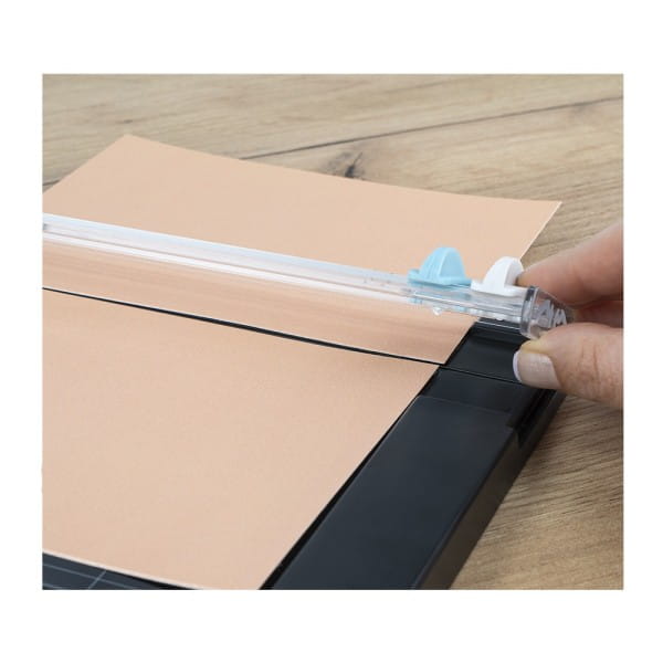 Rollenschneider 2in1, Papier schneiden und falzen mit einem Gerät