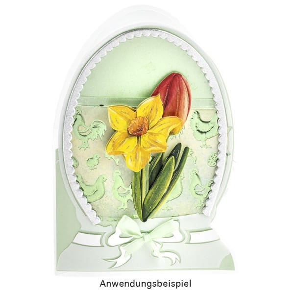 Deko-Karton, Unique, Ostern, DIN A4, 250 g/m², 4 Designs in 5 Farben, 20 Bogen
