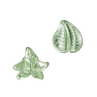Strass-Blattornamente, Efeu & Rosenblätter, 1,5 cm, 50 Stück