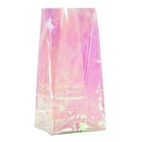 Blockbodenbeutel, irisierend, 14cm x 9cm, 30cm hoch, 30 Stück