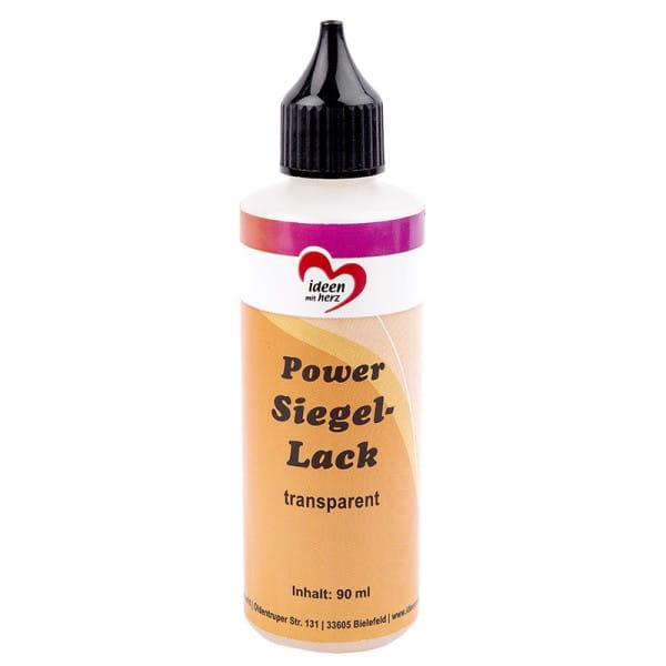 Glanzlack "Power-Siegel-Lack", transparent, 90ml