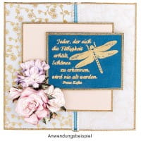 Gravur-Sticker, Weisheit der Natur, transparent/gold, 10 Bogen